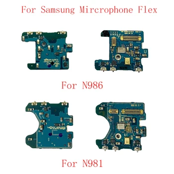 Плата Mircrophone Гибкий Кабель Для Samsung Note 20 5G N981B Note20 Ultra 5G N986B N986U Запасные Части для Гибкого Кабеля Mircrophone