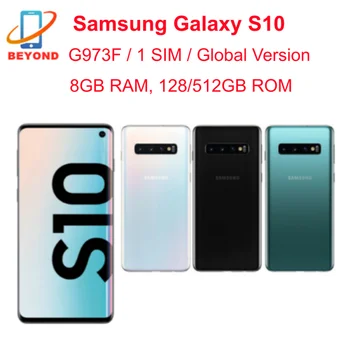 Samsung Galaxy S10 G973F 128/512GB ROM Globla Версия 8GB RAM Оригинальный 6,1 