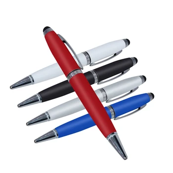 Металлическая шариковая ручка usb флэш-накопитель pen drive 64gb 32gb 16gb 8gb 4gb usb memory stick логотип клиента для фотосъемки свадебного подарка