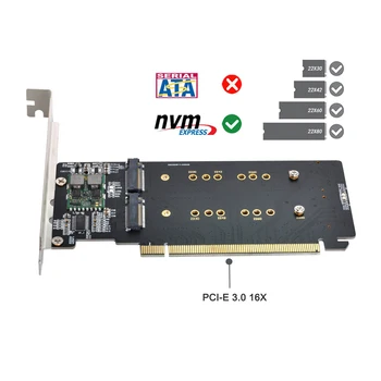 CY Chenyang 4X NVME M.2 AHCI для PCIE Express 3.0 Gen3 X16 Raid-карта VROC Raid0 Hyper адаптер