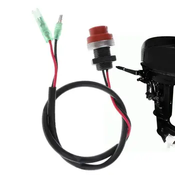 Универсальный Лодочный Подвесной двигатель Выключатель запуска двигателя Шикарная Кнопка В сборе Для подвесного пульта дистанционного управления Yamahas Безопасность