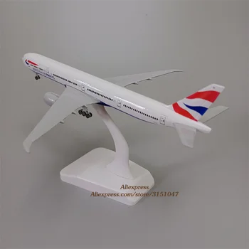 19 см Сплав Металла AIR British Airways Boeing 777 B777 Airlines Модель Самолета Airways Модель Самолета С Колесами Шасси Самолета