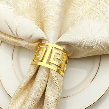 8 шт./лот, ресторан SHSEJA, западное кольцо для салфеток, полое кольцо для салфеток, принадлежности для украшения стола для свадебной вечеринки