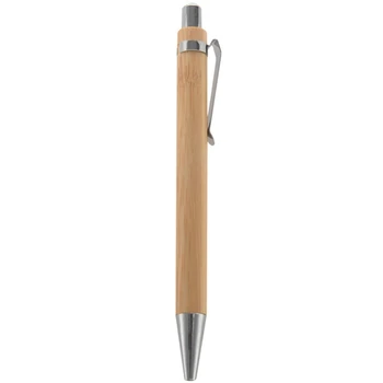 1 Комплект Бамбуковой Шариковой Ручки Рекламная Ручка Ручка Для защиты окружающей среды Инструменты Для Письма