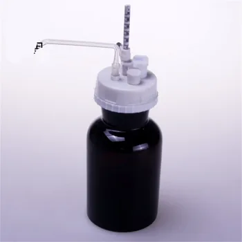 Высококачественный 5 мл Регулируемый количественный жидкий наполнитель Коричневая бутылка Лабораторные принадлежности