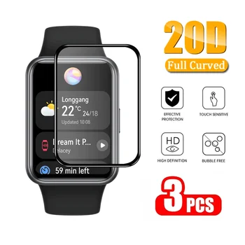 3 шт. Защитная пленка для Huawei Watch Fit 2/Fit Mini/Fit/ES Smart Watch Полноэкранная защитная пленка, Аксессуары для покрытия фольгой