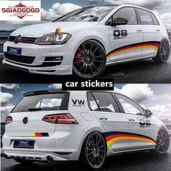 Автомобильные наклейки для VW Volkswagen Polo Scirocco Golf внешняя отделка кузова индивидуальная наклейка с флагом