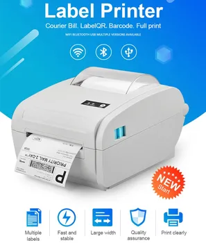 110 мм Термопринтер этикеток usb Bluetooth 4X6 принтер стикеров со штрих-кодом Экспресс-Принтер этикеток для логистики