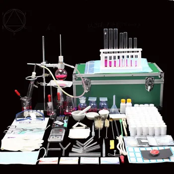 Набор химических экспериментальных инструментов для средней школы химический полный набор лабораторного оборудования