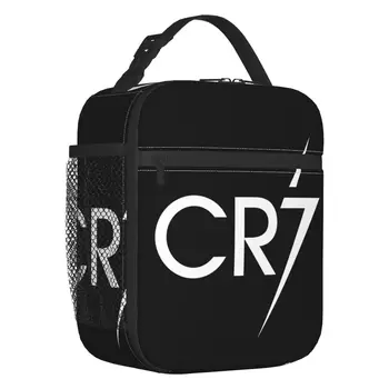 Футбольные изолированные сумки для ланча CR7 для работы, школы, Рональдоса, Портативны