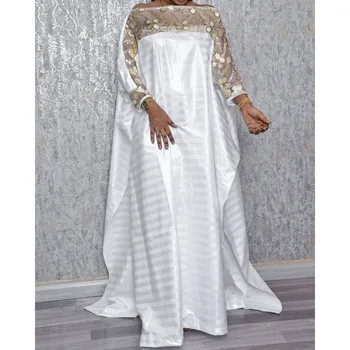 Африканские платья Дубая для женщин, Мусульманская мода, Абайя, Нигерийская одежда, Анкара, Дашики, Длинное платье, Кафтан с вышивкой, Халат Джеллаба