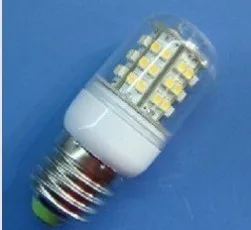 E27 5050 48 SMD светодиодный кукурузный светильник, светодиодные лампы, покрывающие лампу, 220-240 В, Бесплатная доставка