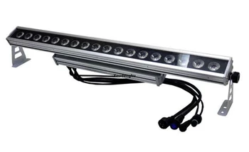 6шт водонепроницаемый IP65 объемный светодиодный светильник для мытья стен 18x18 Вт rgbwa uv 6в1 светодиодный светильник для мытья стен наружный свет