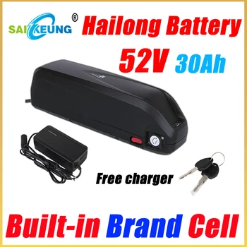 52v Hailong Shell 100A BMS 500W 2000W Велосипедные Скутеры 36V 48V 60V 72V 20/25/30/40 50 60ah Литиевый аккумулятор для Электромобиля
