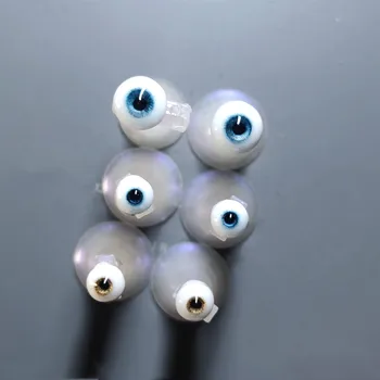 6 мм 8 мм BJD OB кукольные Глаза для игрушек, Маленькие зрачки, коричнево-голубое гипсовое глазное яблоко, 1 пара