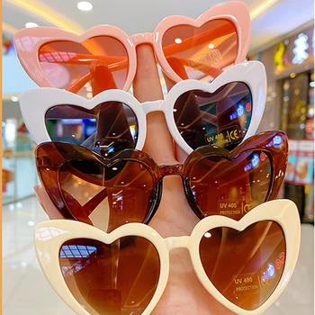 1 шт. брендовые дизайнерские винтажные солнцезащитные очки Модные солнцезащитные очки Love Heart Kid Cute Sexy ретро кошачий глаз Винтажные солнцезащитные очки Горячая мода