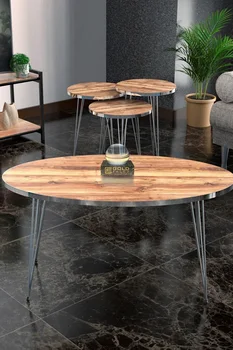 Современный роскошный журнальный столик из 4 предметов, набор серебряных ножек в скандинавском стиле 1. Качественный дизайнерский сервировочный столик для чая и кофе