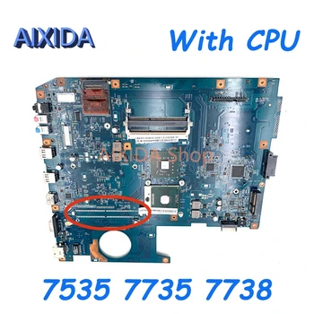 AIXIDA MBPC601001 48.4CD01.021 Материнская плата Для ноутбука Acer aspire 7535 7735 7738 Материнская плата без графического слота DDR3 полный тест